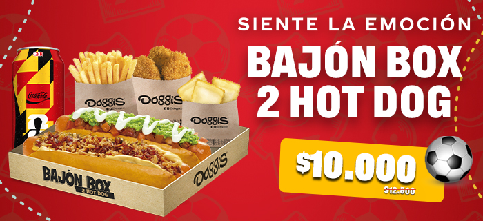 Bajón Box 2 Hot Dog Mundial
